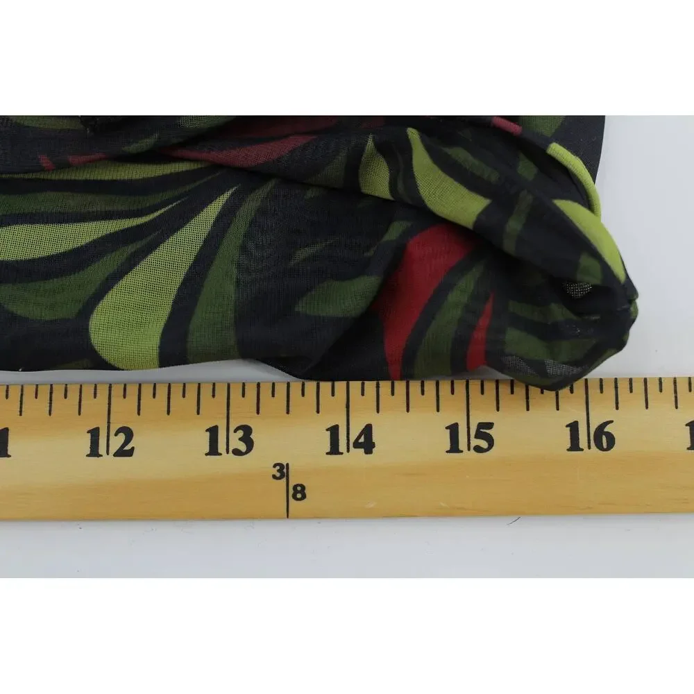 H&M floral pattern tie waist quarter sleeve flare dress womens small‎ fairy boho - Picture 6 of 6